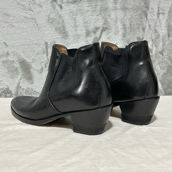 Stacy Adams Chelsea Boots Mens Size 7.5M Black Leather Ankle Pull‎ On
